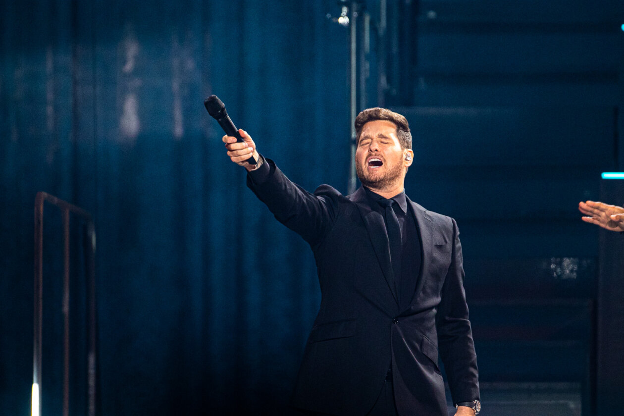 Der kanadische Grammy-Gewinner auf Tour mit seinem aktuellen Album "Higher". – Michael Bublé.
