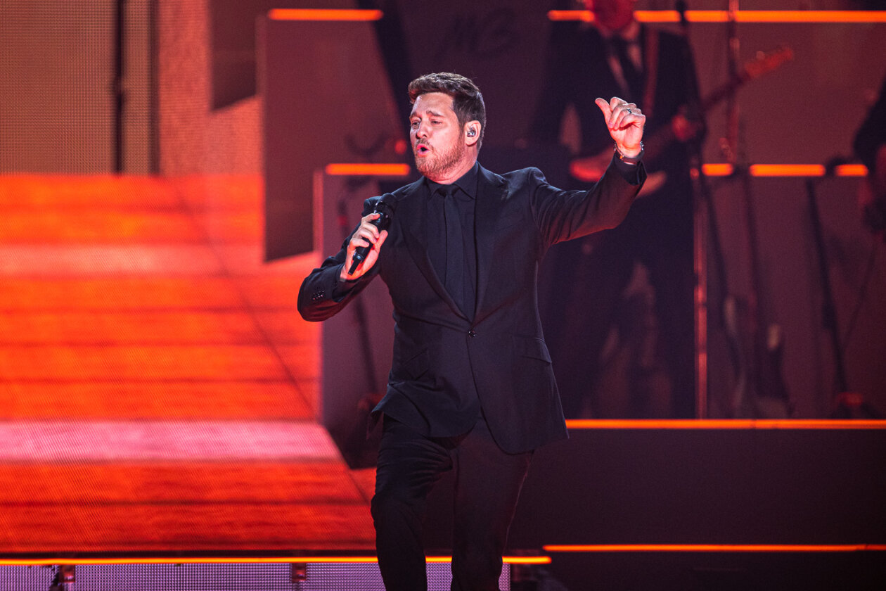 Der kanadische Grammy-Gewinner auf Tour mit seinem aktuellen Album "Higher". – Michael Bublé.