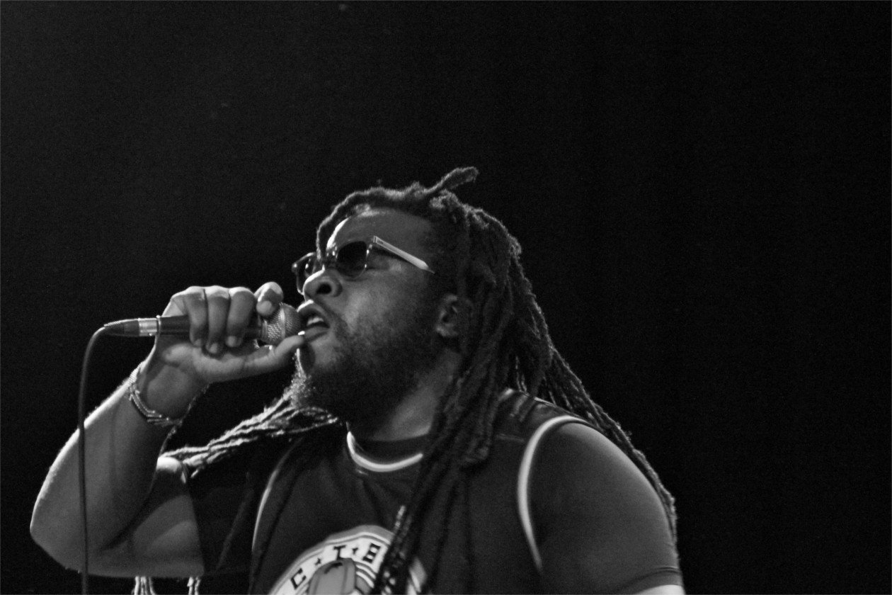 Morgan Heritage – Die Morgan-Family in bester Stimmung im Schwabenland. – Una Morgan.