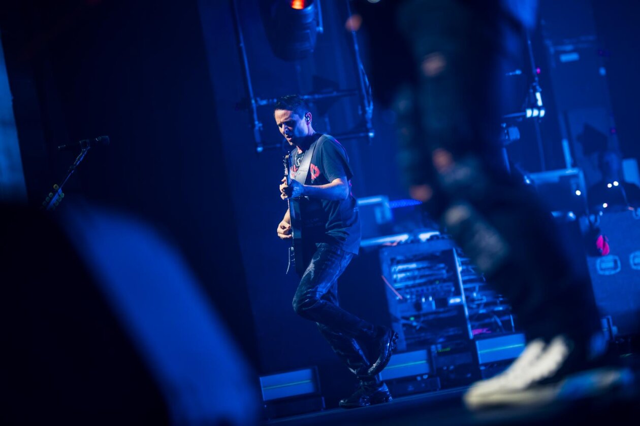 Mal im etwas kleineren Rahmen: Matthew Bellamy und Co. beim letzten Gig ihrer "October Theatre Tour" im Herbst in der Hauptstadt. – Muse in Berlin.