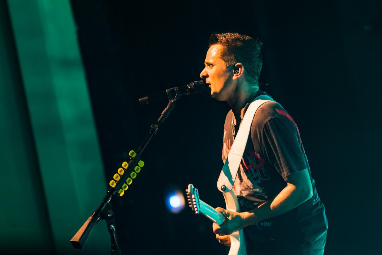 Muse – Mal im etwas kleineren Rahmen: Matthew Bellamy und Co. beim letzten Gig ihrer "October Theatre Tour" im Herbst in der Hauptstadt. – Matthew Bellamy.