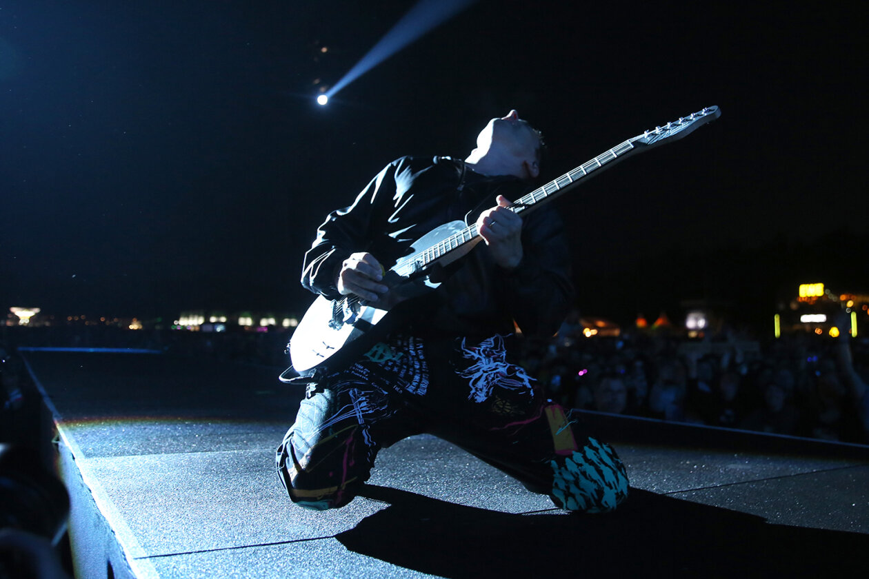 Muse – Stadionrock galore: Superlative reichen als Beschreibung für Matthew Bellamy und Band kam aus. – Matthew Bellamy.