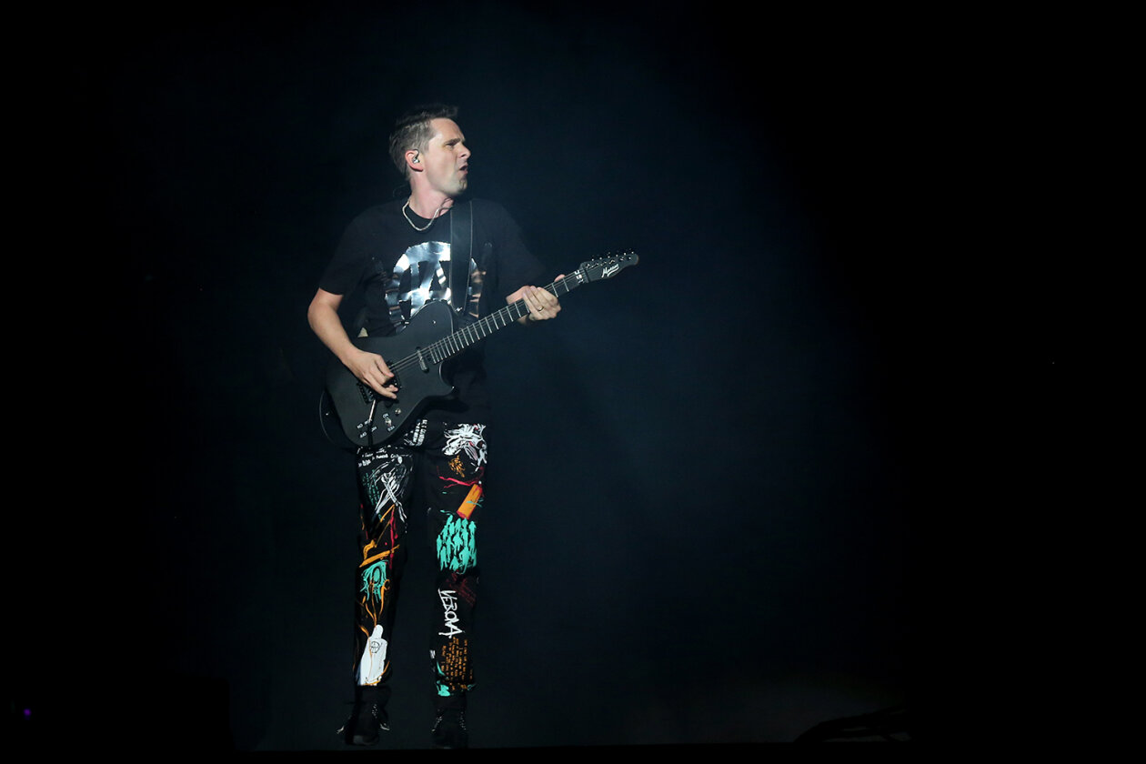 Muse – Stadionrock galore: Superlative reichen als Beschreibung für Matthew Bellamy und Band kam aus. – Matthew Bellamy.