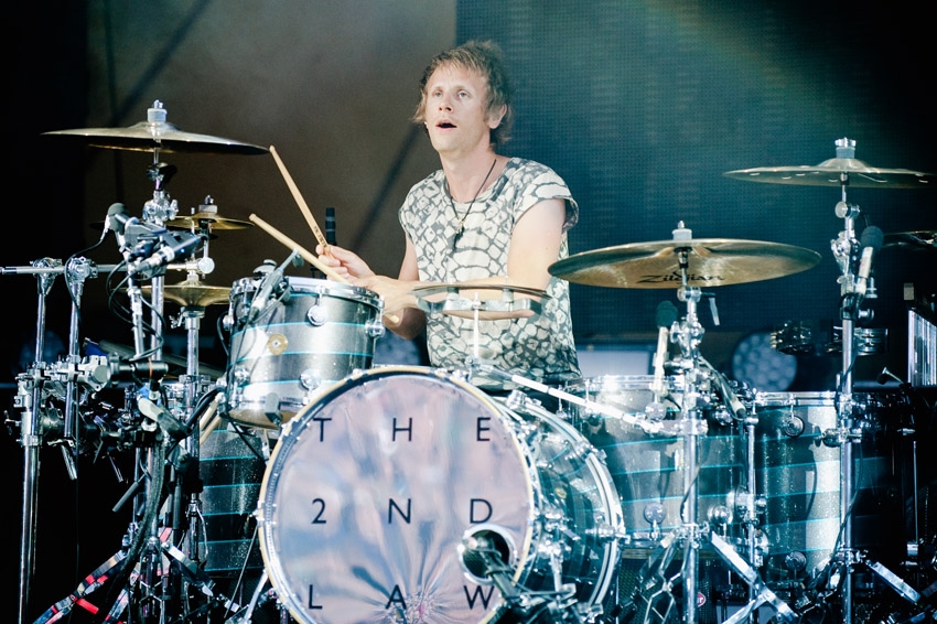Matthew Bellamy und Kollegen auf der Freilichtbühne. – Muse.