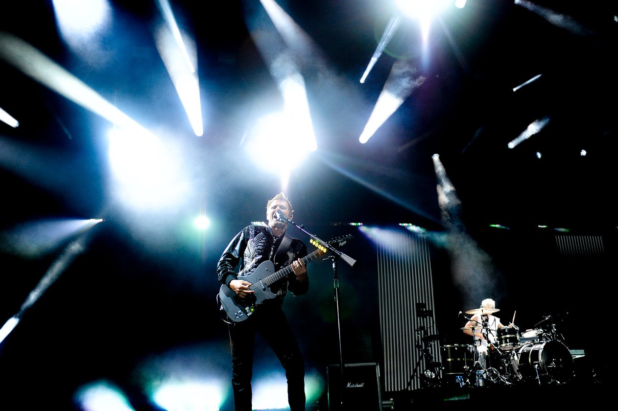 Headliner am Festivalsamstag. – Muse.