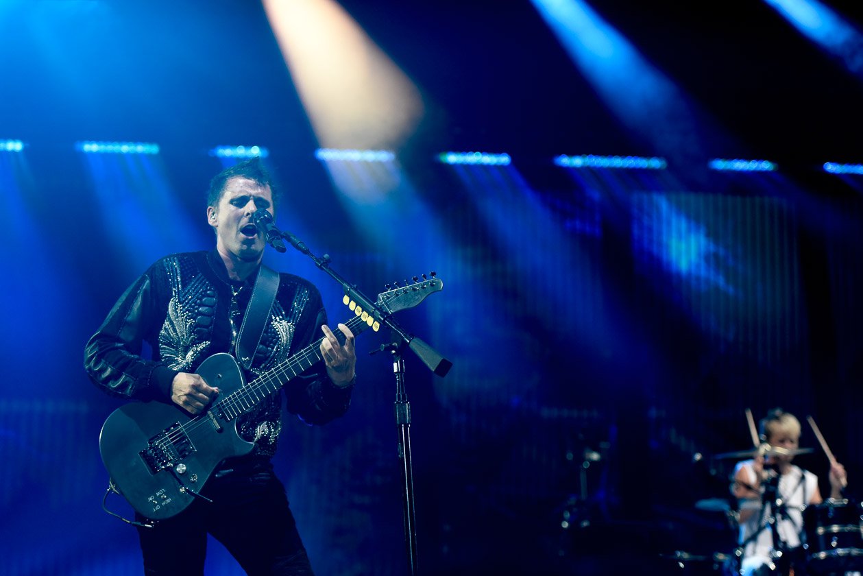 Headliner am Festivalsamstag. – Muse.