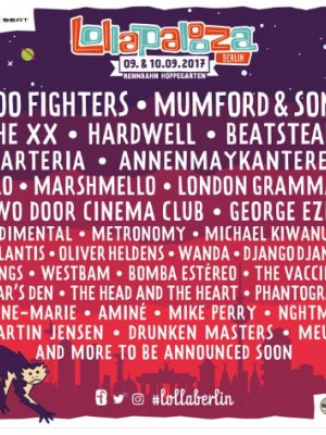 Lollapalooza 2017: Foo Fighters im Hoppegarten