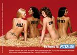 PETA-Kampagne: No Angels ziehen sich aus