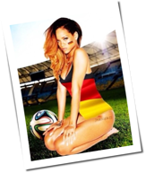 Weltmeister 2014: K&uuml;sschen von Rihanna