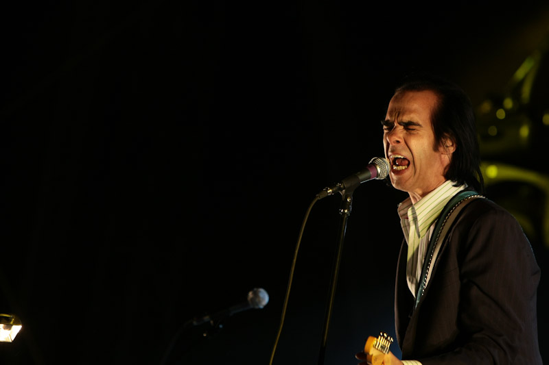 Headliner am Freitag und vor allem von seinen Fans gefeiert: Nick Cave. – 
