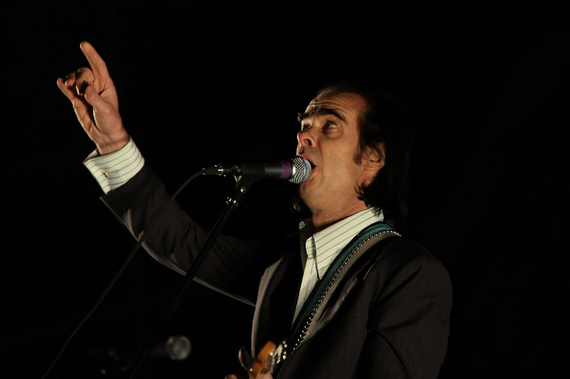 Headliner am Freitag und vor allem von seinen Fans gefeiert: Nick Cave. – 