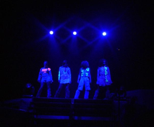 No Angels – Bilder vom Konzert im Hallenstadion Zürich (2002) – Sandy, Vanessa, Lucy, Nadja
