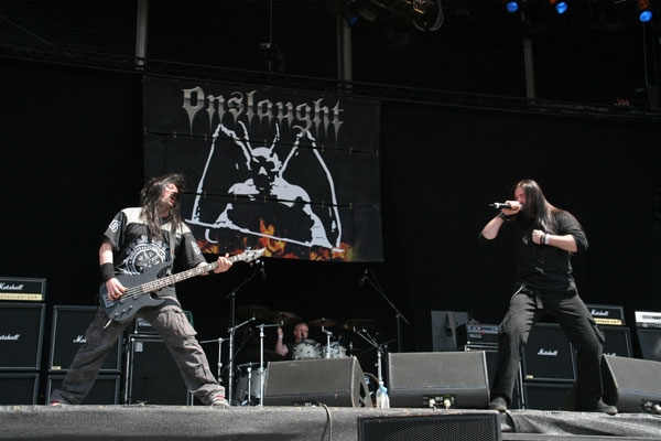 Onslaught – Nach der Clubshow 2007 nun auf der großen Bühne. – 