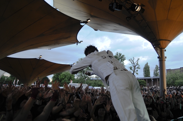 Oomph! auf dem 4. Amphi-Festival in Köln. – 