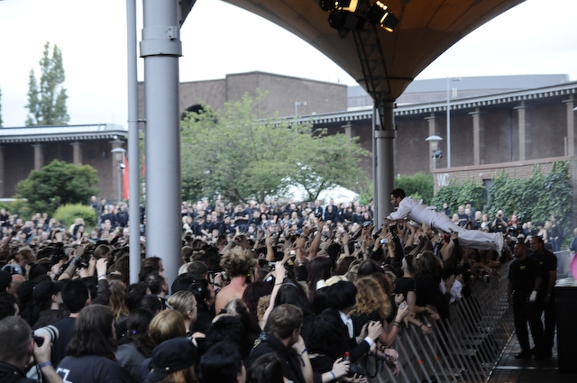 Oomph! auf dem 4. Amphi-Festival in Köln. – 