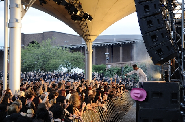 Oomph! auf dem 4. Amphi-Festival in Köln. – 