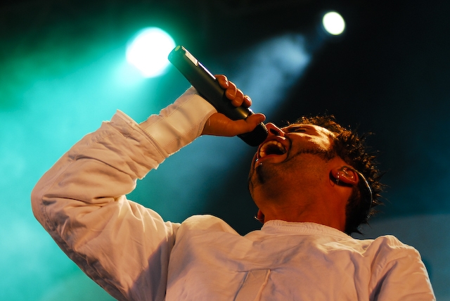 Oomph! auf dem 4. Amphi-Festival in Köln. – 