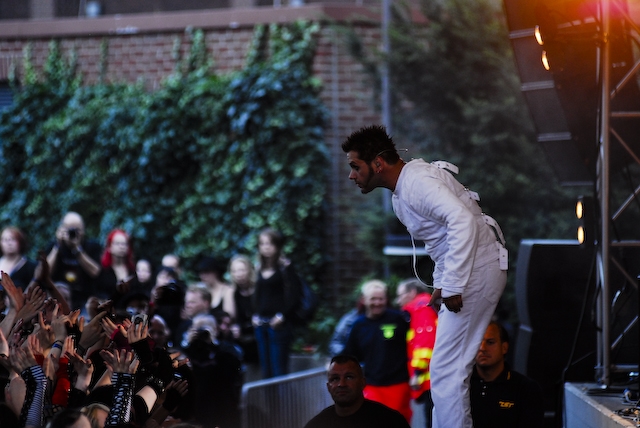 Oomph! auf dem 4. Amphi-Festival in Köln. – 