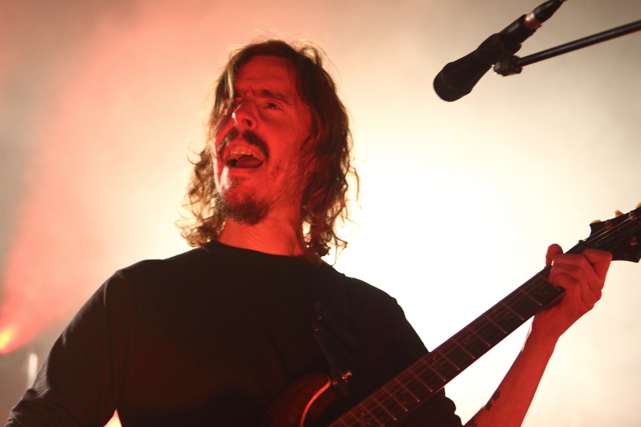 Opeth – Mikael Åkerfeldt und Co. auf "Sorceress"-Tour. – Mikael Åkerfeldt.
