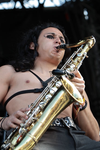 Panteón Rococó auf dem Southside-Festival 2008. – 