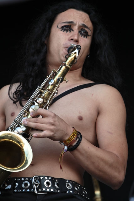 Panteón Rococó auf dem Southside-Festival 2008. – 
