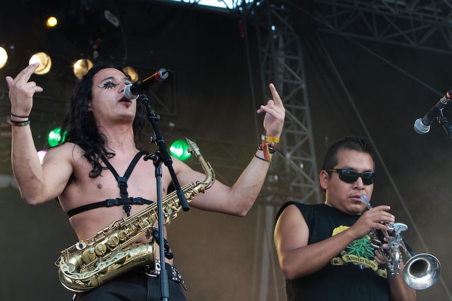 Panteón Rococó auf dem Southside-Festival 2008. – 
