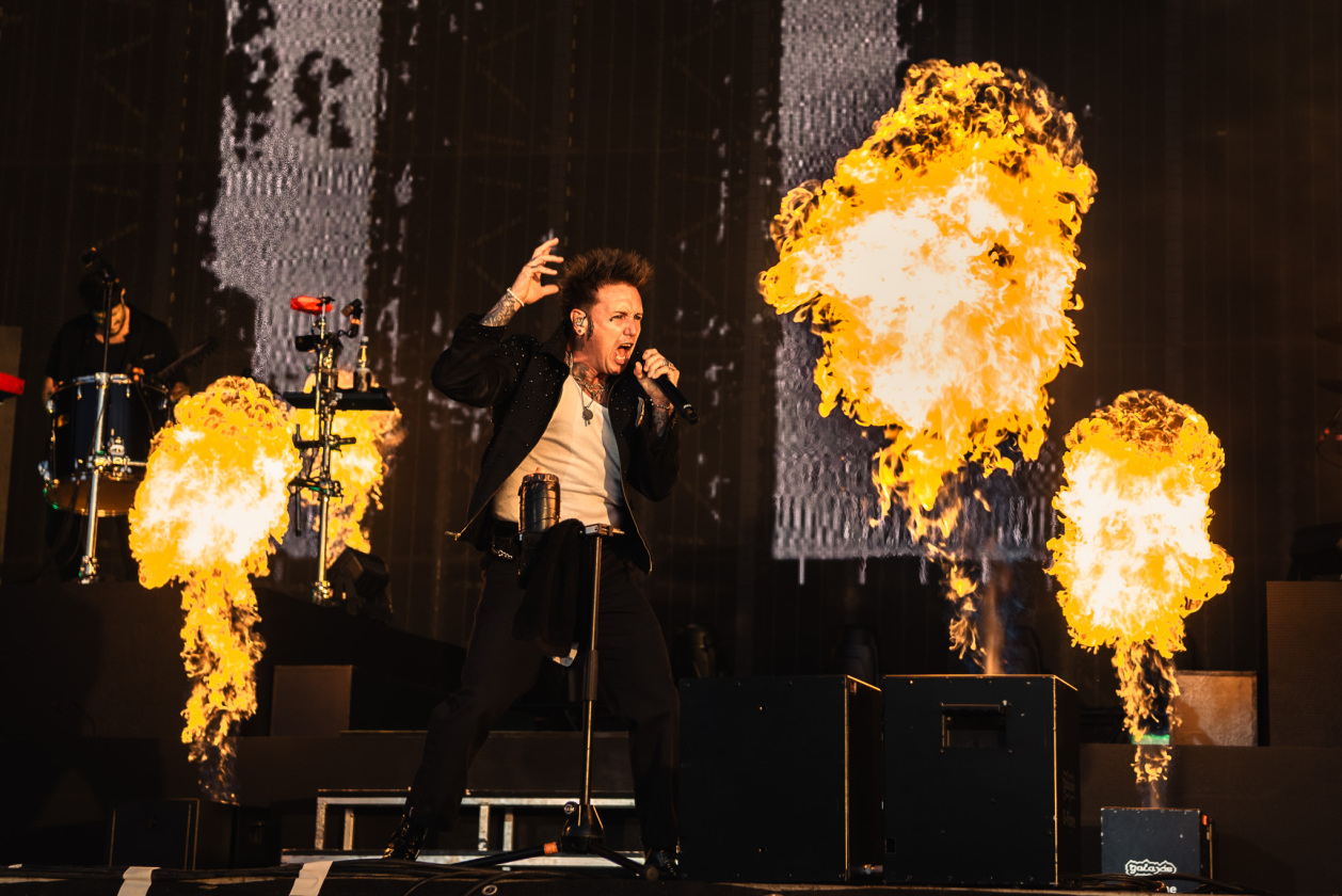 Papa Roach – Heimspiel in Wacken: die Amerikaner um Jacoby Shaddix. – Jacoby Shaddix.