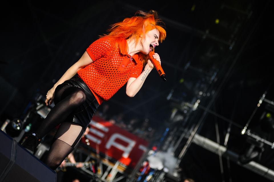 Frontfrau Hayley Williams und Co. bekommt man hierzulande nicht oft vor die Linse. – Paramore.