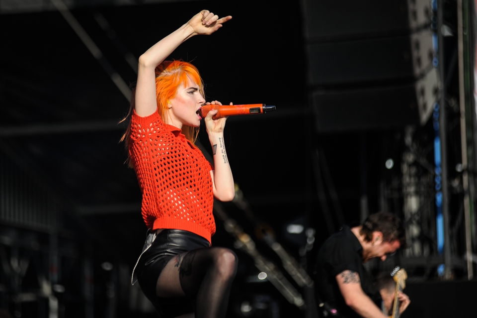 Frontfrau Hayley Williams und Co. bekommt man hierzulande nicht oft vor die Linse. – Paramore.