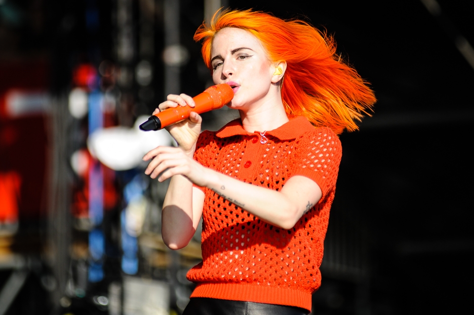 Frontfrau Hayley Williams und Co. bekommt man hierzulande nicht oft vor die Linse. – Paramore.