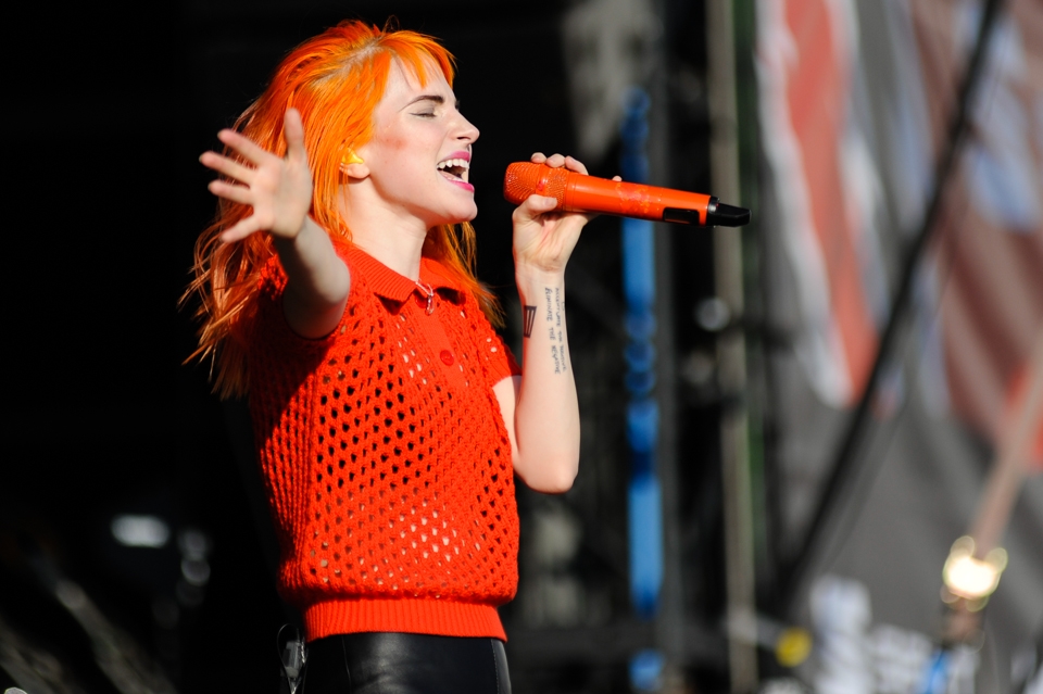 Frontfrau Hayley Williams und Co. bekommt man hierzulande nicht oft vor die Linse. – Paramore.