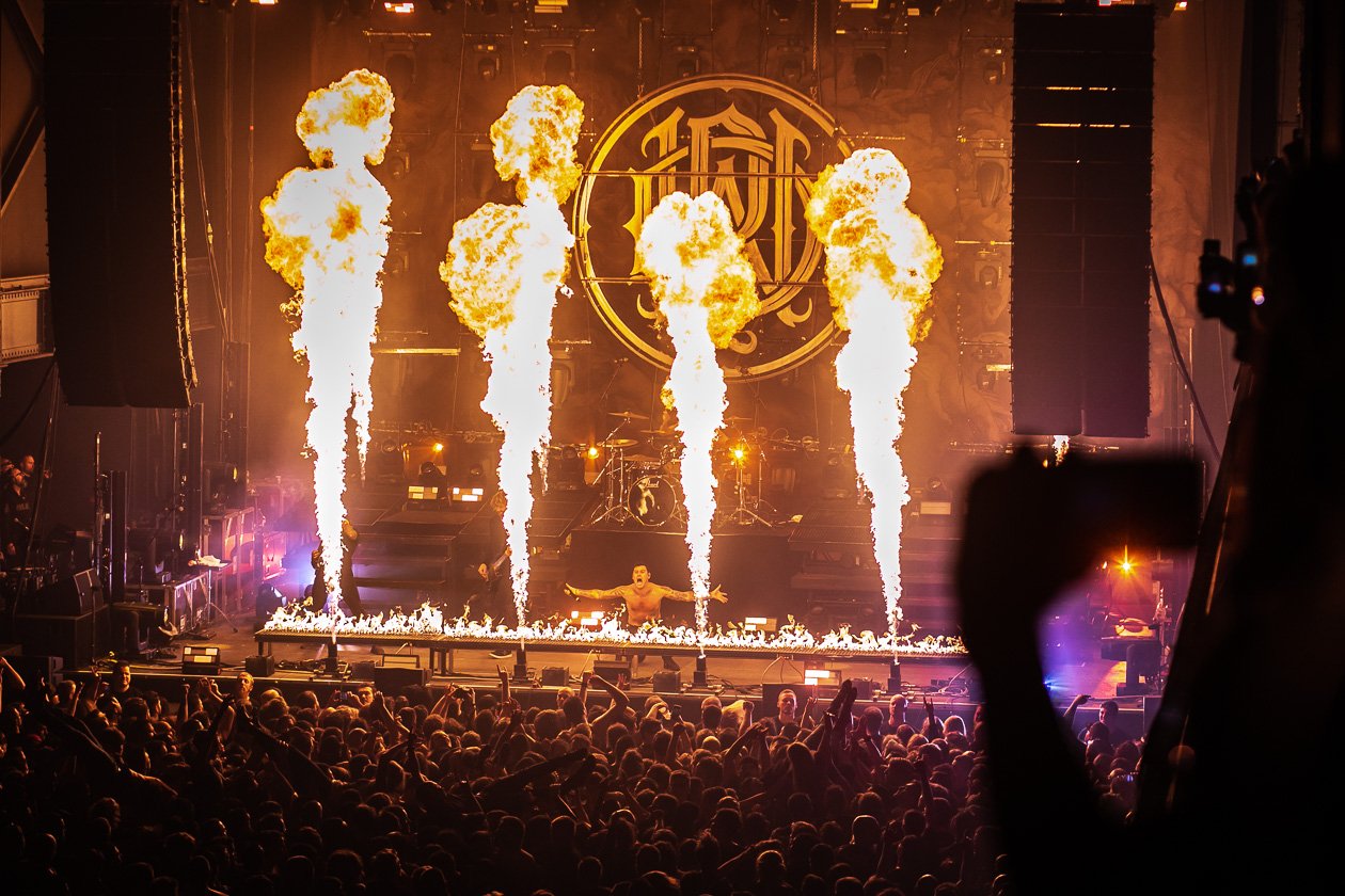 Die Australier begeisterten die Fans in der Domstadt. – Parkway Drive.