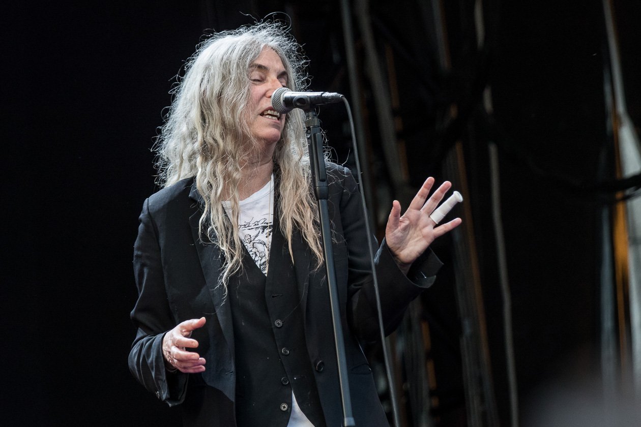 Eine Musiklegende direkt am Dom. – Patti Smith.