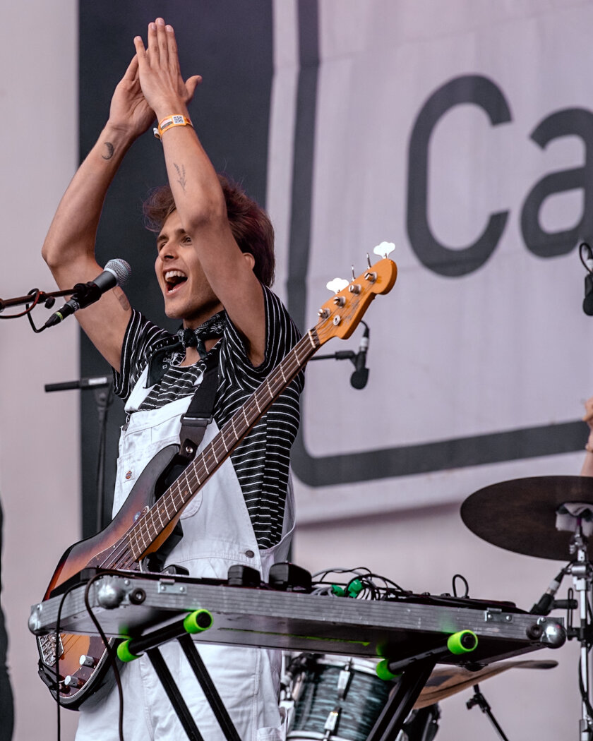 Gut gelaunt beim Southside: die Newcomerin aus Mannheim. – Paula Carolina.