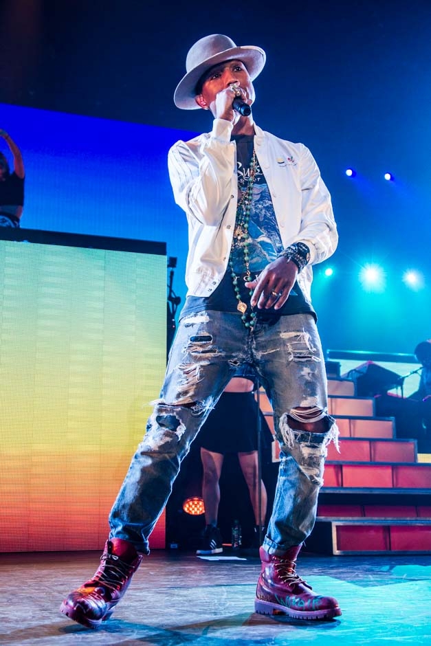 Pharrell Williams – A happy man.