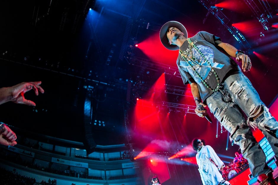 Pharrell Williams – On stage.
