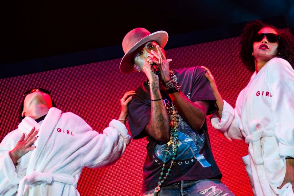 Pharrell Williams – So gehts: Hut, Sound plus Show.
