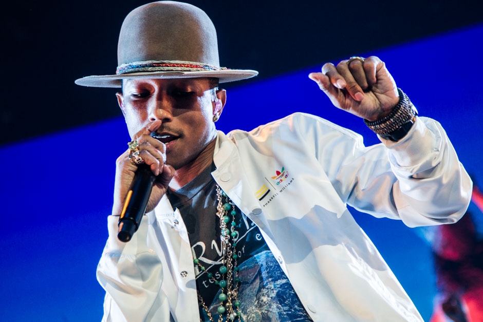 Pharrell Williams – Vivienne Westwood designte Pharrels Hut.