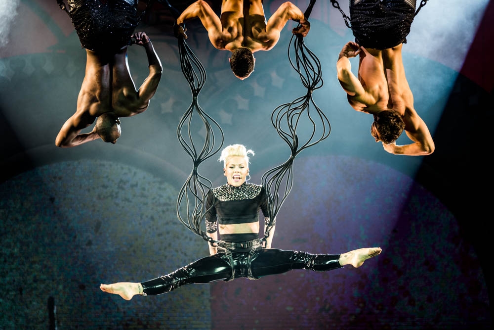 Pink live im ISS Dome. – Pink live im ISS Dome Düsseldorf.