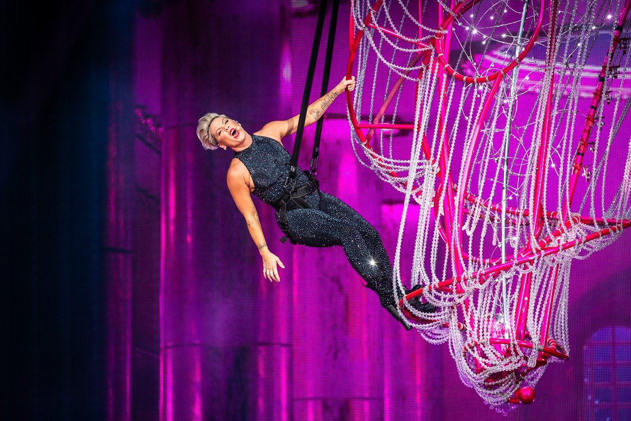 'Get The Party Started' - und 60.000 schauten zu! – Pink.