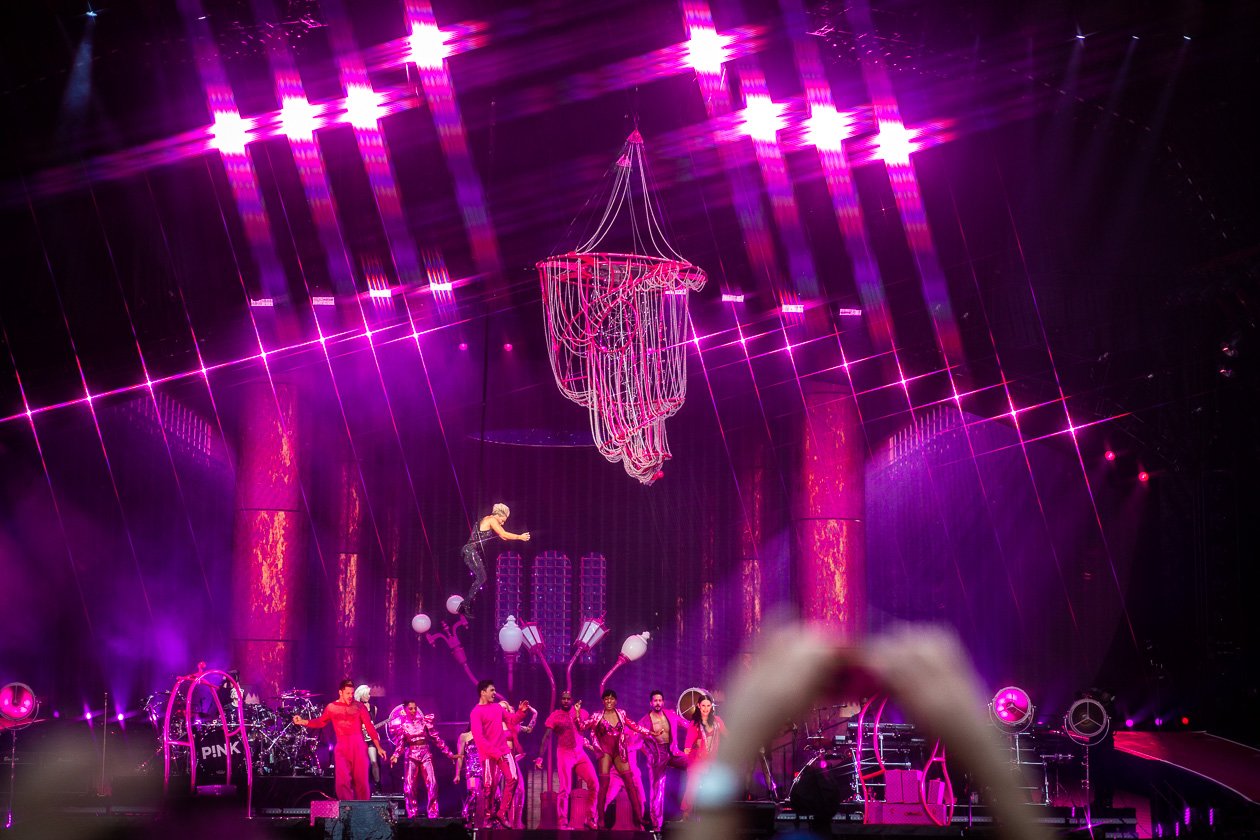 'Get The Party Started' - und 60.000 schauten zu! – Pink.