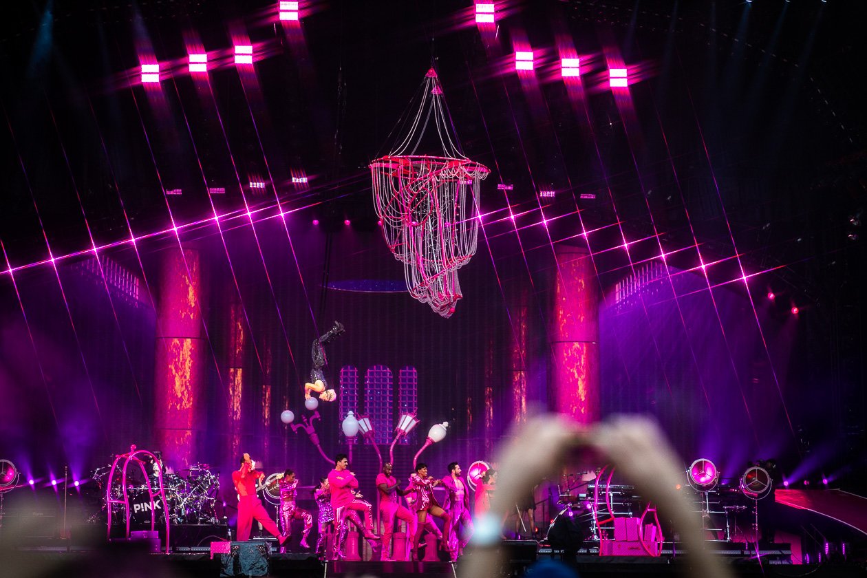 'Get The Party Started' - und 60.000 schauten zu! – Pink.