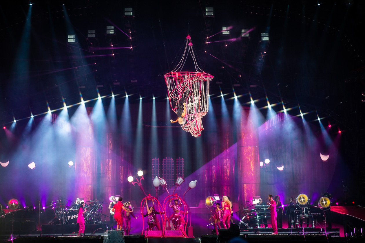 'Get The Party Started' - und 60.000 schauten zu! – Pink.