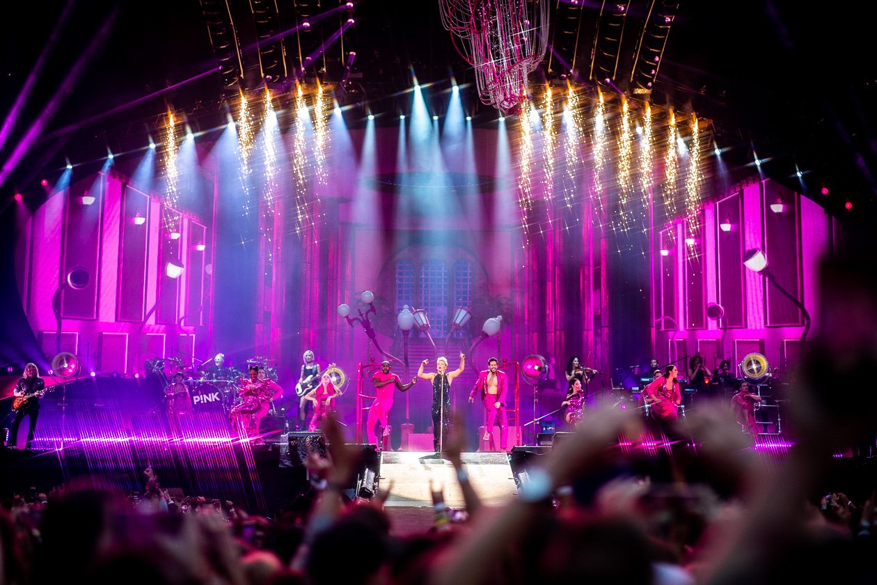 'Get The Party Started' - und 60.000 schauten zu! – Pink.