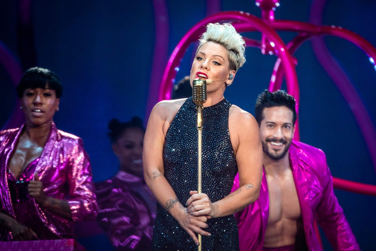 'Get The Party Started' - und 60.000 schauten zu! – Pink.