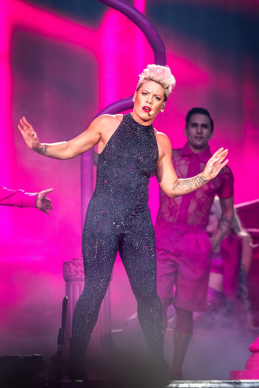 'Get The Party Started' - und 60.000 schauten zu! – Pink.