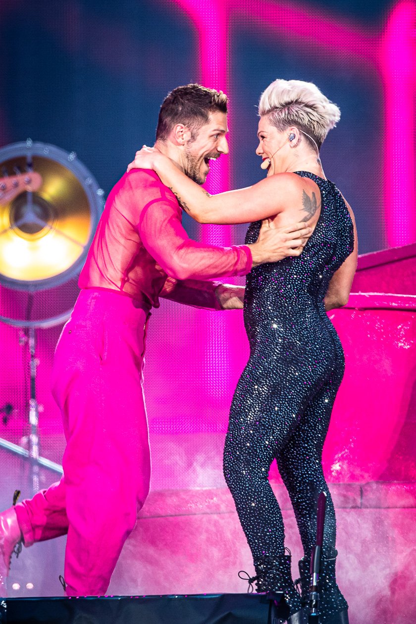 'Get The Party Started' - und 60.000 schauten zu! – Pink.