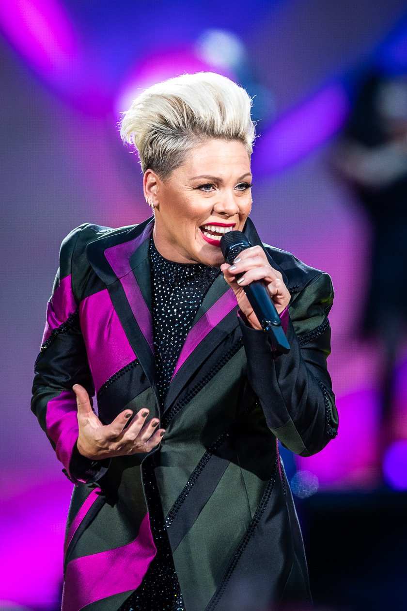 'Get The Party Started' - und 60.000 schauten zu! – Pink.