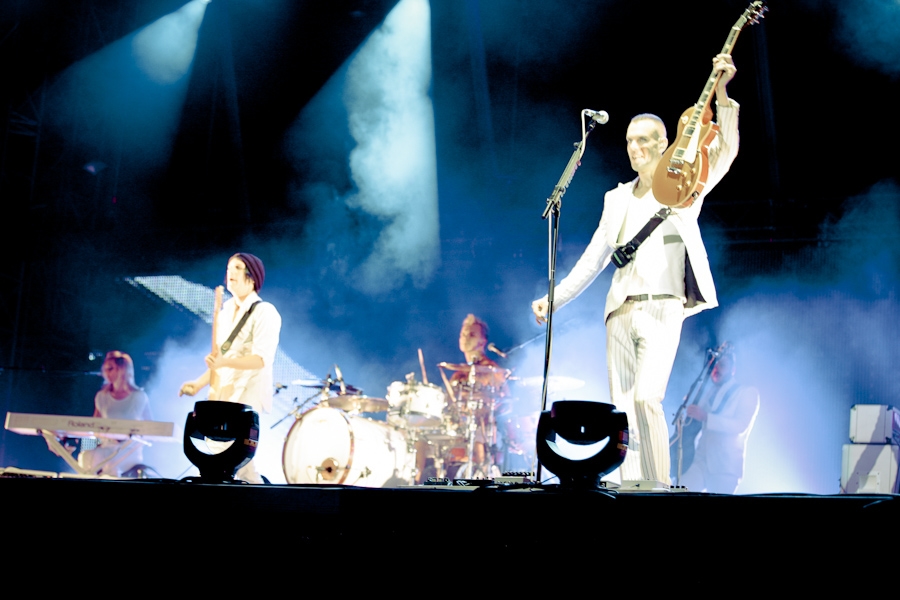 Placebo als Headliner beim Aera 4 2010. – Placebo auf dem Area 4 2010