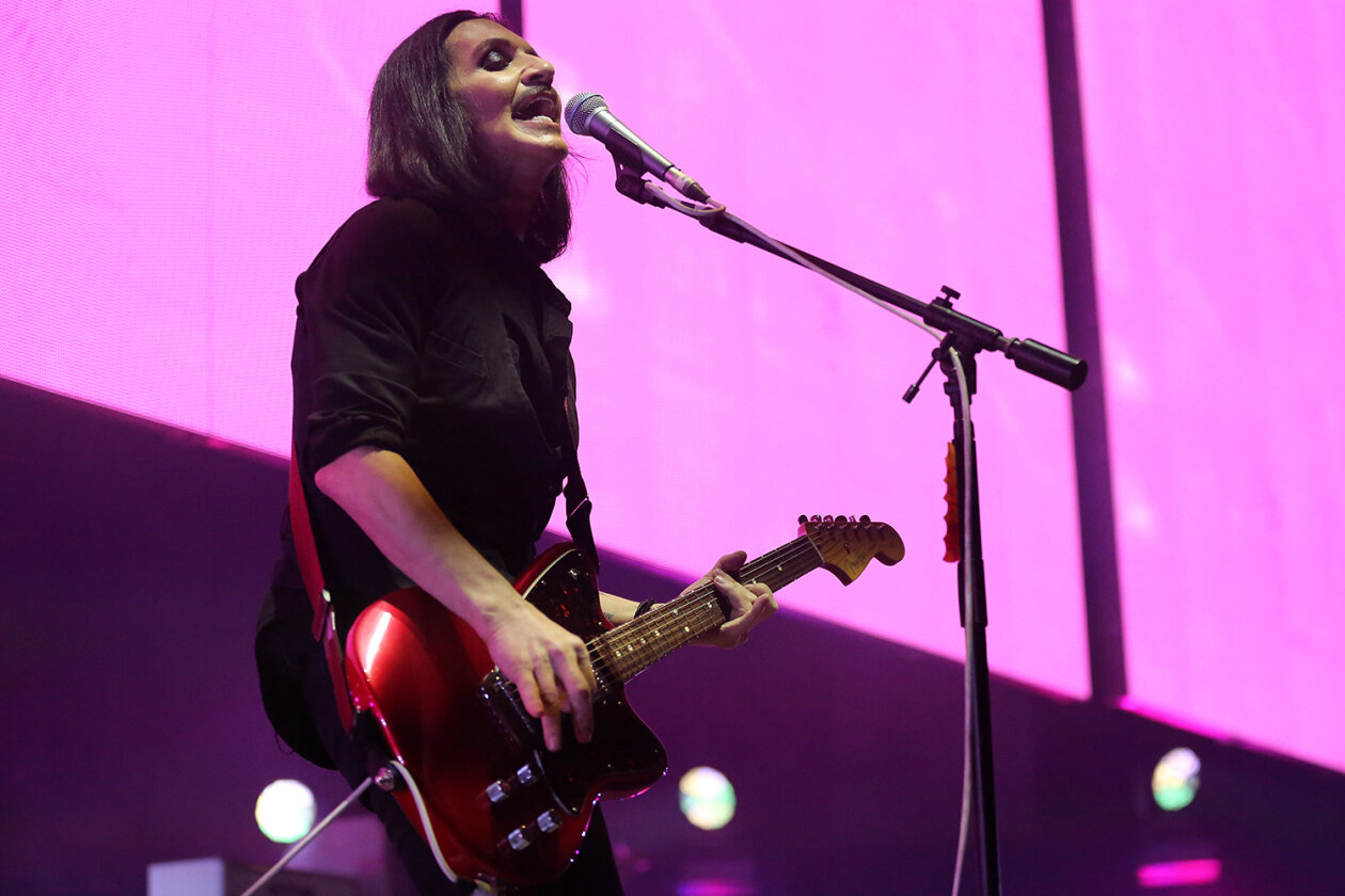 Placebo – Auf "Never Let Me Go"-Tour: Tausende Fans wollten Brian Molko und Stefan Olsdal in Hamburg sehen. – Brian Molko.